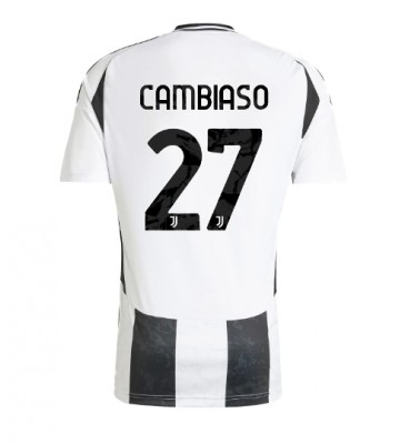 Juventus Andrea Cambiaso #27 Replika Hjemmebanetrøje 2024-25 Kortærmet